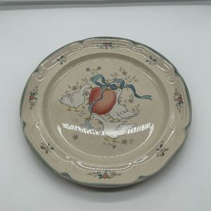 International Tableworks Marmalade Chop Plate Platter Geese Goose
